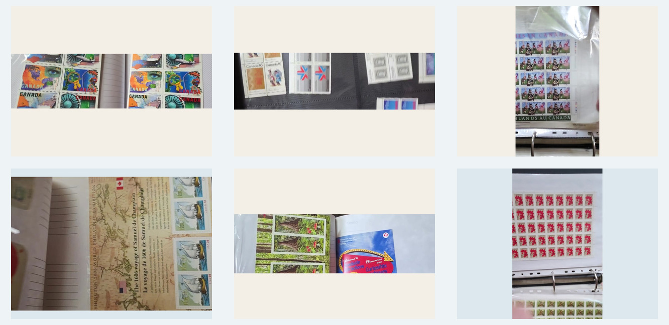 Canadian postage — C$100 face value for C$65, actual item photograph 1